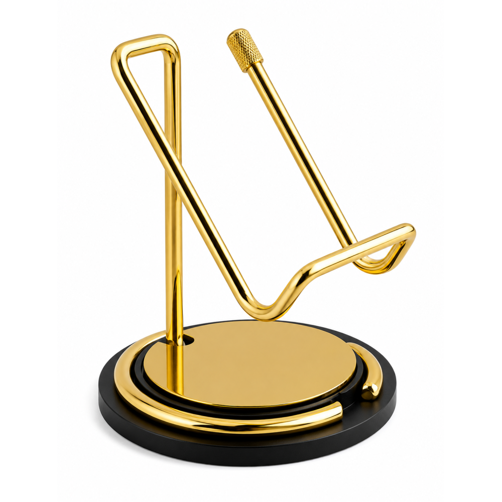 Gold Metal Mobile Stand